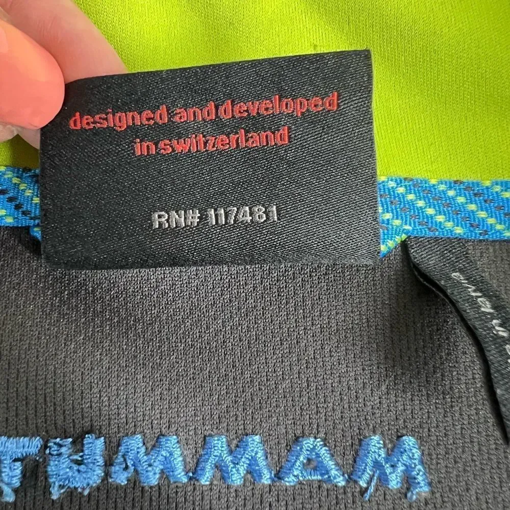 Men's Mammut Tasman Soft Shell Jacket Windbreaker Full Zip M Outdoor